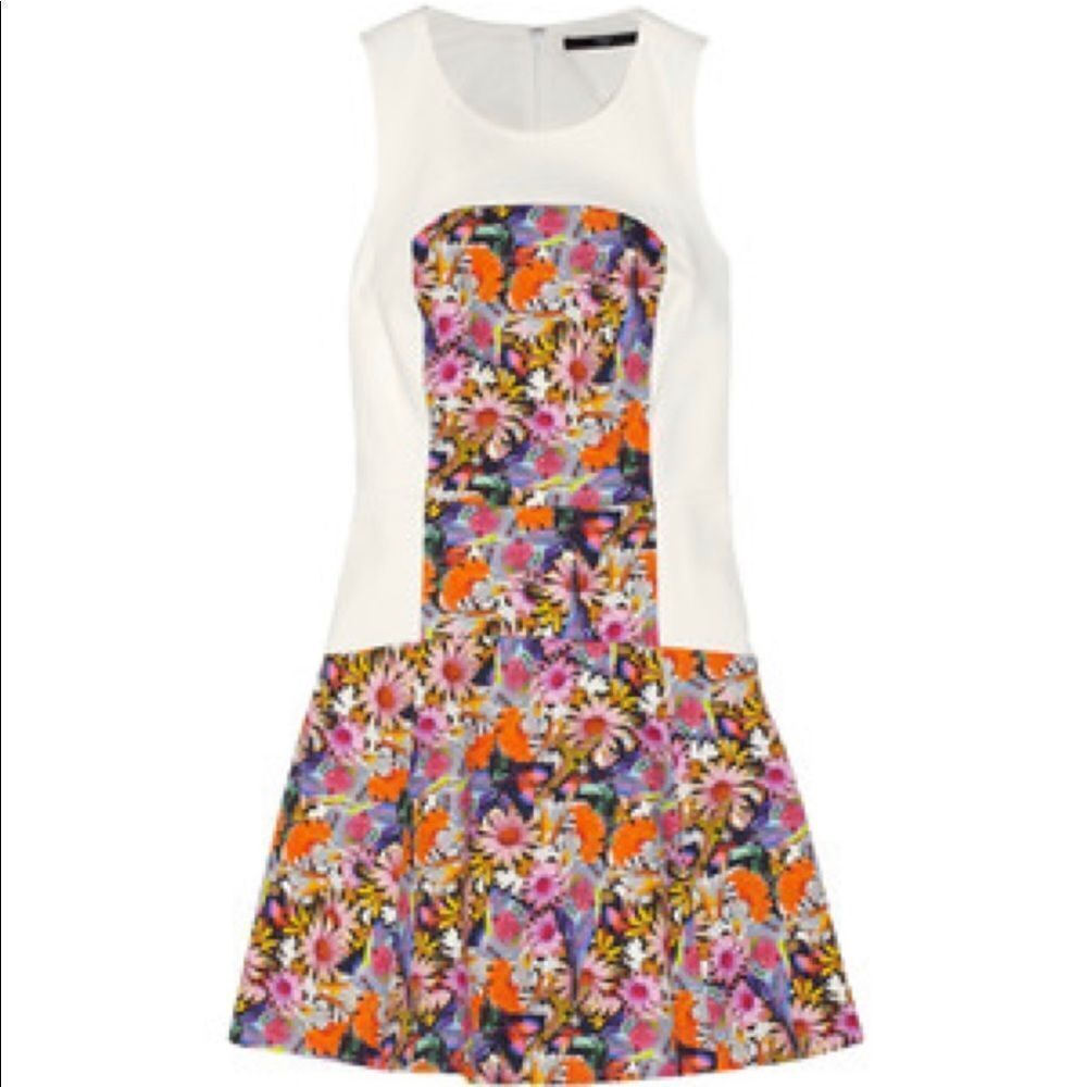 💙 Tibi “I Spy” fit-and-flare dress